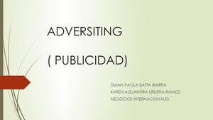 Adversiting