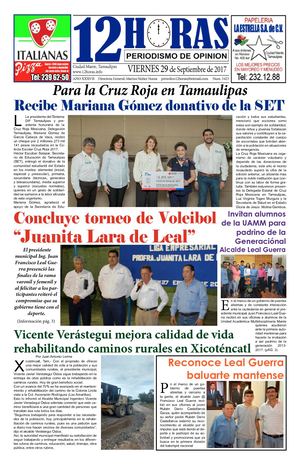 Viernes 29 Septiembre 2017