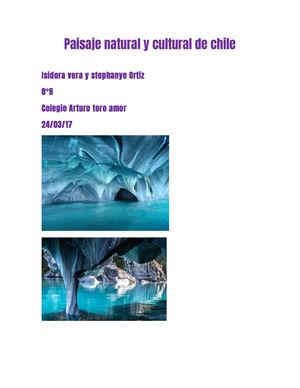 Paisaje Natural Y Cultural De Chile