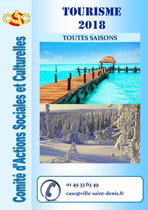 CASC - Catalogue Séjour Ete 2018