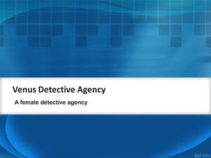 Venus Detective Agency