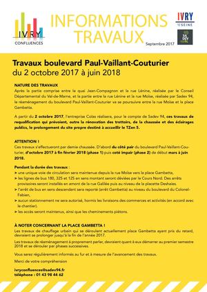Flyer A4 Travaux PVC Septembre 2017 Au 21 09 2017bat