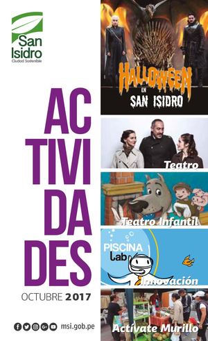 Guía De Actividades San Isidro - Octubre 2017