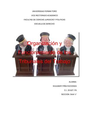 Derecho adjetivo del trabajo.