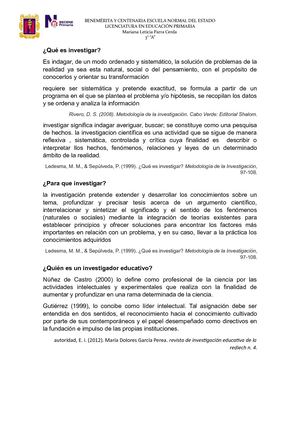 Qué Es Investigar, Para Qué Investigar, Qué Es Un Investigador Educativo