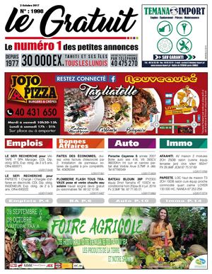 Le Gratuit du 02/10/17