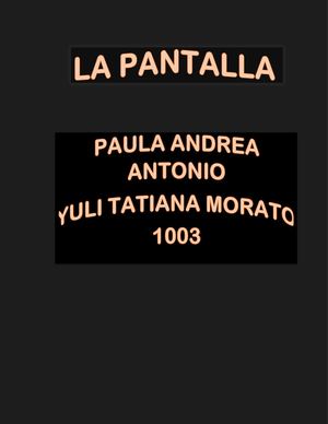 Pantalla De Ordenador O Monitor De Computadora