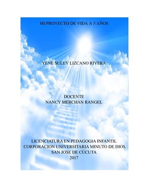 Mi Proyecto De Vida A 5 Años