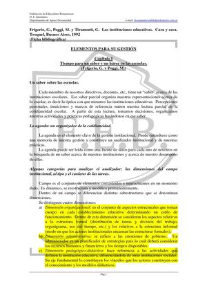 Las Instituciones Educativas Cara Y Seca 1