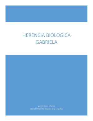 Herencia Biologica