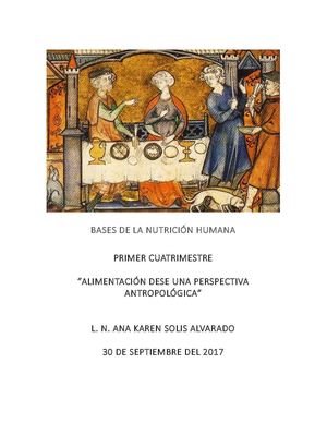 Alimentación Desde Una Perspectiva Antropologica