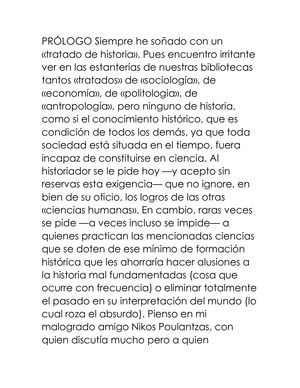 Historia Como Conocimiento