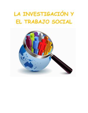 La Investigacion Y El Trabajo Social