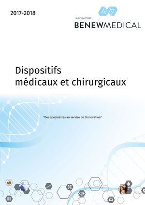 Catalogue Benewmedical 2017