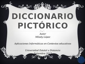Diccionario Pictórico