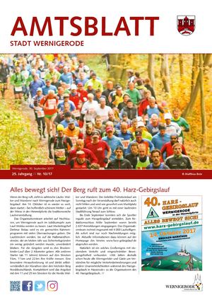 Amtsblatt der Stadt Wernigerode - 10 / 2017