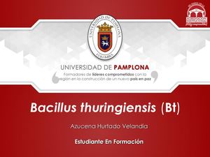 Basillus Thurigensis
