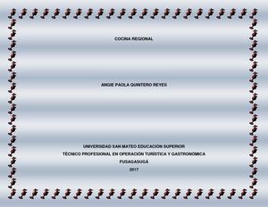 Cocina Regional Recetas Cundiboyacense Y Pacifico