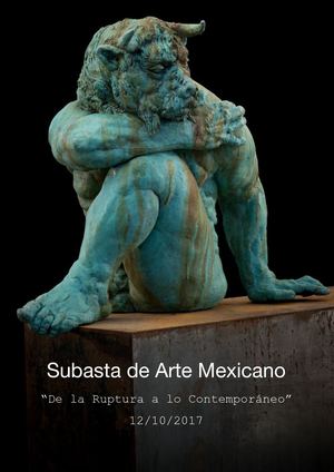 Subasta de Arte Mexicano "De la Ruptura a lo Contemporáneo"