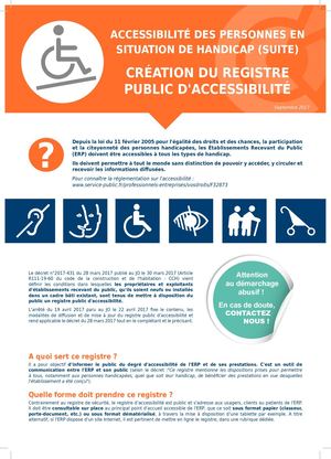 Registre Public D'accessibilité