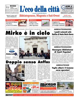 L'eco della città del 3 ottobre 2017