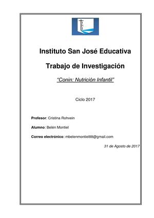 Trabajo De Investigacion Pdf