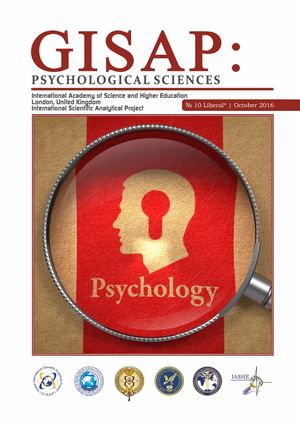 GISAP: Psychological Sciences №10