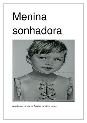 Livro Menina Sonhadora