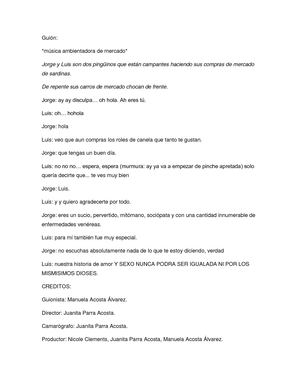 Guión Luis Y Jorge