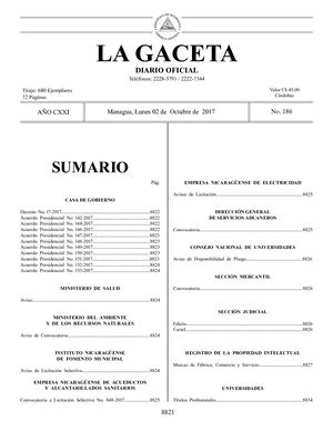 Gaceta No 186 Lunes 02 De Octubre De 2017