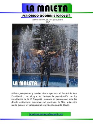 Festival De Arte Estudiantil 2017