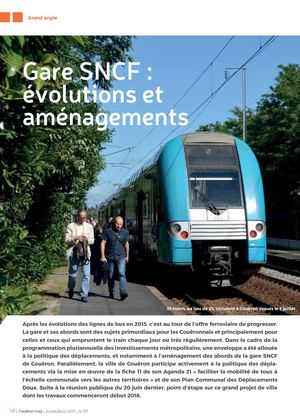 Gare SNCF : évolutions et aménagements