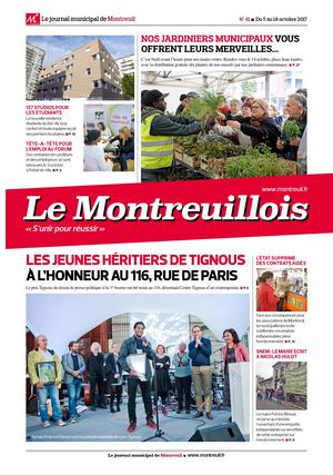 Le montreuillois n°41 - Du 5 au 18 octobre 2017