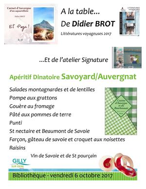 Menu Apéro Dinatoire