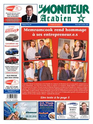 Moniteur Acadien 4 Octobre 2017