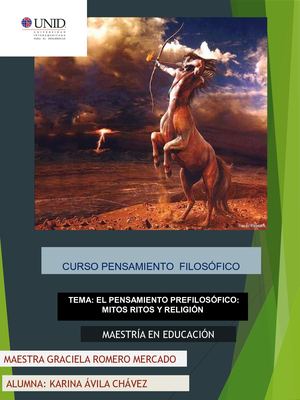 Pensamiento Prefilosófico