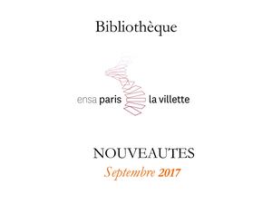 Nouveautés Rentrée 2017
