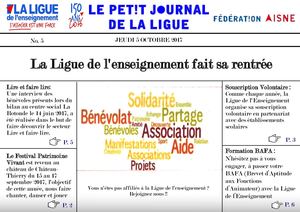 Newsletter 5 Octobre 2017