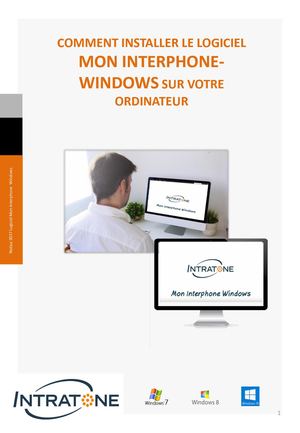 Notice Installation Utilisation Mon Interphone Windows