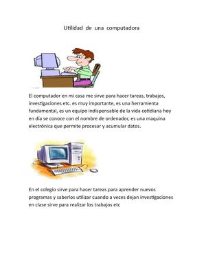 Utilidad De La Computadora Tania Prieto