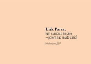 urik paiva: currículo