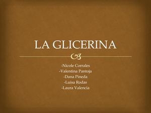 La Glicerina