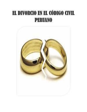 El Divorcio En El Peru 1