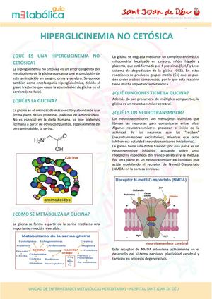 Hiperglicinemia No Cetósica