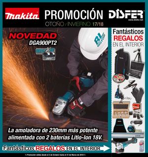 Makita Disfer - Folleto Promo Otono Invierno 17 18