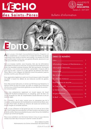 L'Echo des Saints-Pères - n°3, Octobre 2017