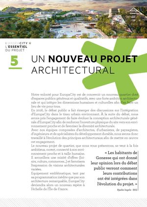 EuropaCity - Un nouveau projet architectural