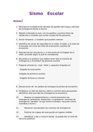 Sismo Escolar Leidy Juliana Miguel