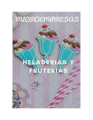 Cartilla para microempresarios heladerías y fruterías