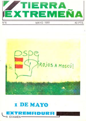 Tierra Extremeña nº 6/1981. Revista del Servicio de Estudios de la Emigración Extremeña